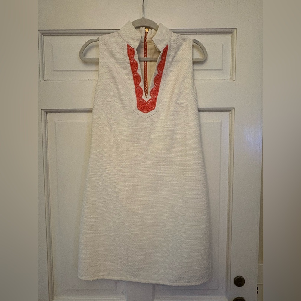 Sail to Sable Cream Sheath Mini Dress Plunge Neckline